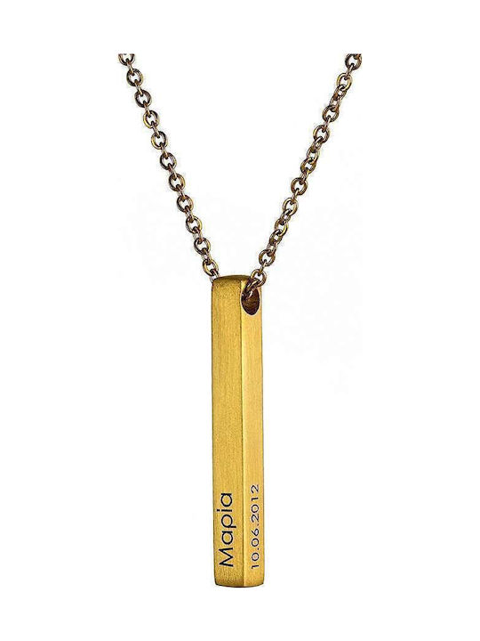 Goldsmith Колие от Позлатено Сребърен