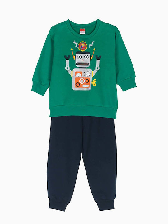 Joyce Kids Sweatpants Set Green