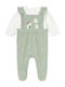 Mayoral Baby Bodysuit Long-Sleeved with Pants Green