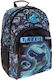 Must Team 3 Fächer Schulranzen Rucksack Junior High-High School Mehrfarbig mit Flaschenhalter 25Liter