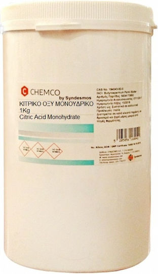 Chemco Citric Acid Κιτρικό Οξύ Μονοϋδρικό σε Σκόνη 1000gr