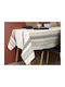 The Home Deco Factory Τραπεζομάντηλο Λευκό 250x140εκ.