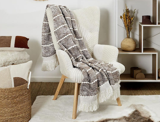 The Home Deco Factory Πολυθρόνας Π150xΜ120cm Μπεζ The Home Deco Factory Πολυθρόνας Π150xΜ120cm Μπεζ