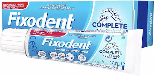 Fixodent Complete Fresh Στερεωτική Κρέμα 47gr