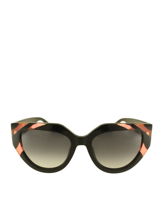 Just Cavalli Women's Sunglasses with Multicolour Plastic Frame and Brown Gradient Lens JC086 06A1