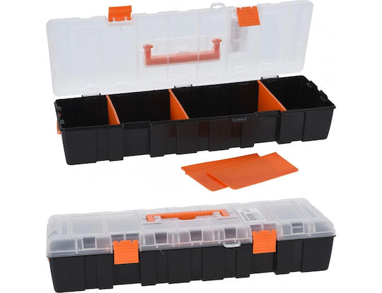 Organizer Organizator pentru Compartimentul de Unelte cu Compartimente Reglabile Neagră 46x17x9cm.