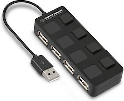 Esperanza USB-Hub 4 Anschlüsse (USB-A) EA161