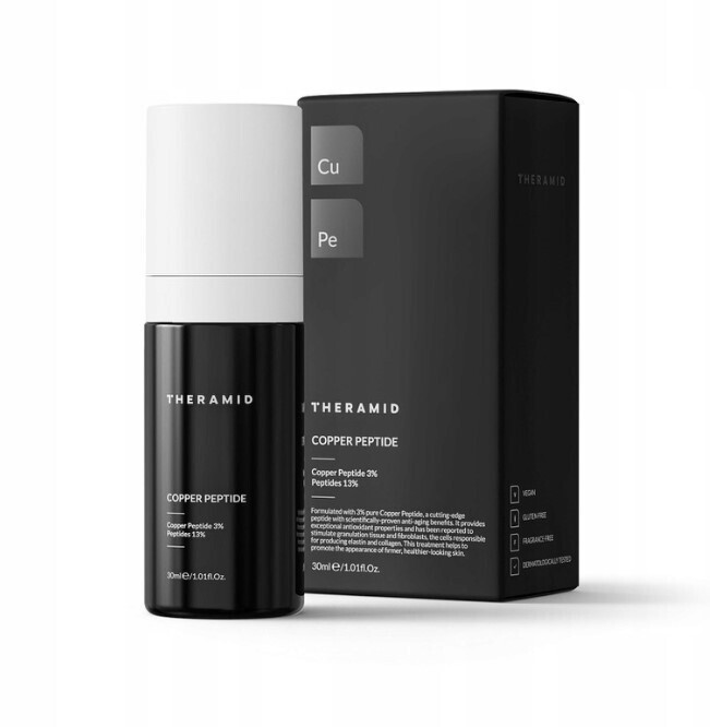Theramid Copper Peptide Αντιγηραντικό Serum Προσώπου με Υαλουρονικό Οξύ 30ml
