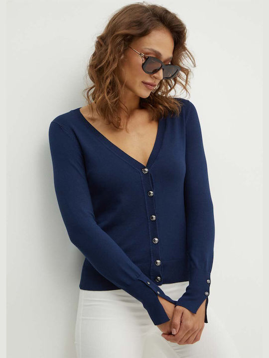 Guess Women's Knitted Cardigan with Buttons Dar...