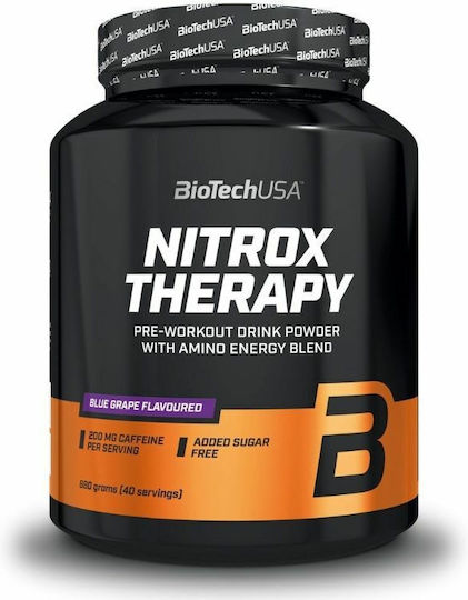Biotech USA Nitrox Therapy Ειδικό Συμπλήρωμα Διατροφής 680gr Blue Grape