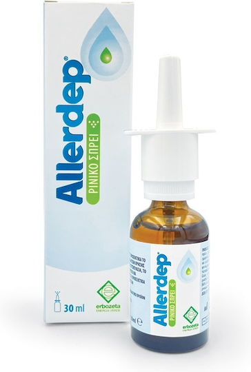 Erbozeta Allerdep Spray for Allergies Nasal Spray with Sea Water 30ml