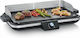 Severin Tabletop Electric Grill Smooth and Ribbed Plate 2300W with Adjustable Thermostat 50cmx30cmcm