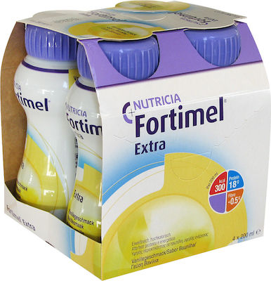 Nutricia Fortimel Extra 4 x 200ml Vanilla