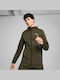 Evostripe Cardigan With Hood Khaki