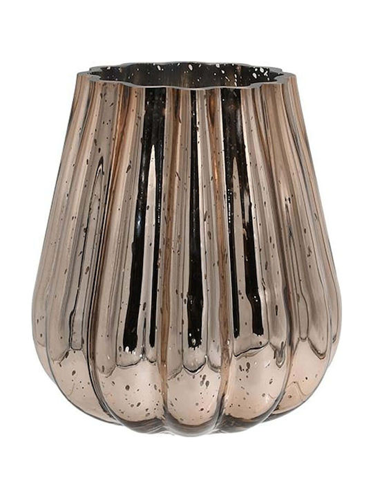 Fylliana Fl1530 Candle Holder Glass in Brown Co...