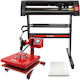 Pixmax 38cm Swing Heat Press and Vinyl Cutting Machine