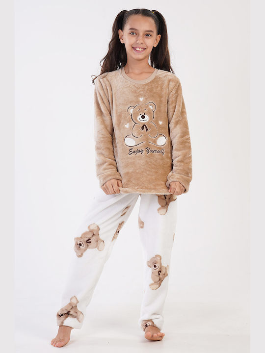 Vienetta Secret Kids Pyjamas Beige