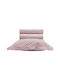 Beauty Home Baby Sheets Set Crib Cotton Amethyst Pink 120x170cm 2pcs