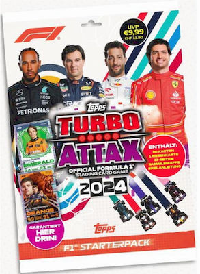 Topps 2024 Turbo Attax Formula 1 F1 Starter Pack 20 Cards + Album