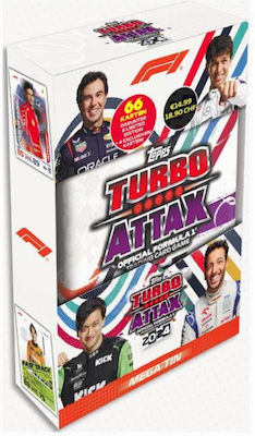 Topps 2024 Turbo Attax Formula 1 F1 Mega Tin 66 Cartonașe