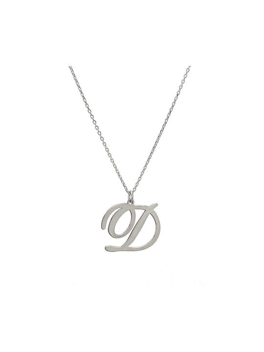 Goldsmith Necklace Monogram from Silver