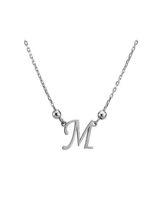 Goldsmith Necklace Monogram from Silver