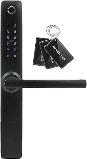 Eura Electronic Lock with Bluetooth Connectivity Black