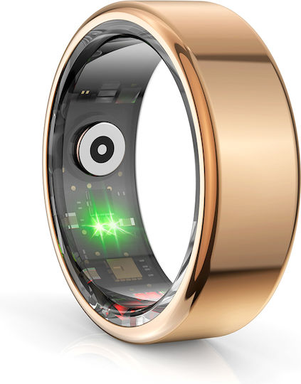 Techsuit R02 Smart Ring 18mm mit Pulsmesser Rose Gold