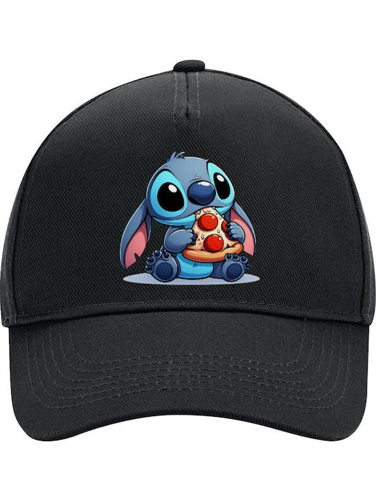 Koupakoupa Stitch Pizza Jockey Μαύρο