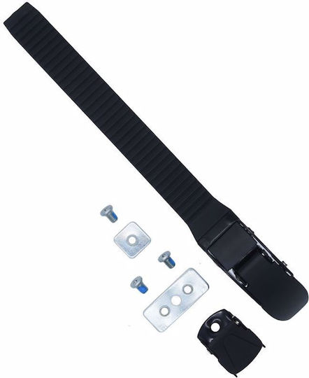 Athlopaidia Classic Buckle Strap Roller Skate Axle Nuts 20cm Black 004.11176