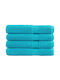 vidaXL Bath Towel 100x200cm Turquoise 4 Pieces Weight 600gsm