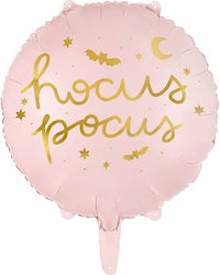 Balloon Foil Halloween Round Pink