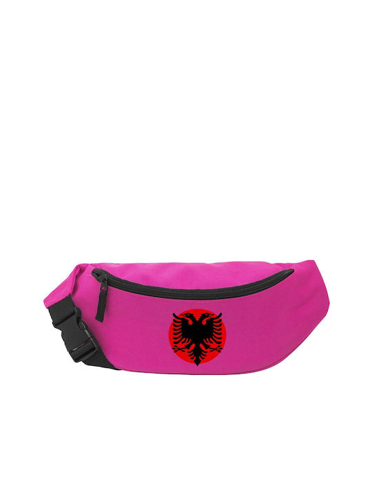 Koupakoupa Σημαία Αλβανίας Belt Bag Pink