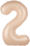 Balloon Foil Number 2 Brown