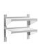 Shelf Wall Silver 50x30x60cm