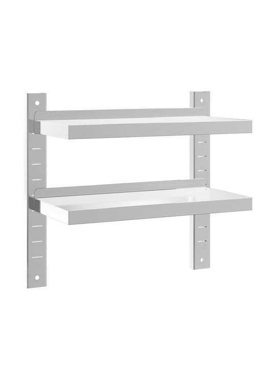 Shelf Wall 50x23.5x60cm Silver