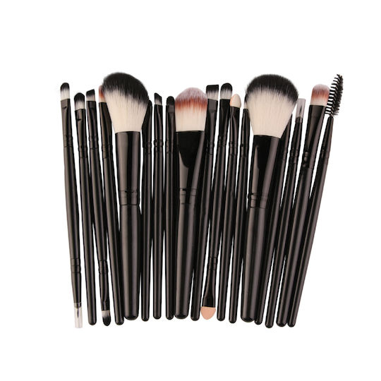 Maange Profesional Set cu Pensule de Machiaj din Păr Sintetic 18buc