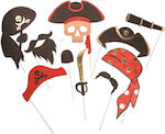 Photo Booth Props Pirate Kraft 10pcs