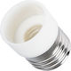 GloboStar Socket Extension for Socket E27 in Wh...