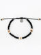 Black Wooden Bead Anklet