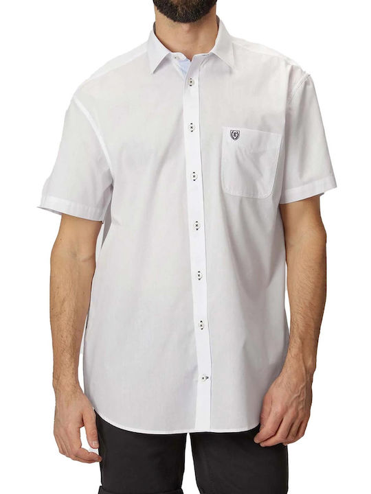 Pre End Men's Shirt Short Sleeve White