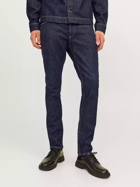 Jack & Jones Pantaloni de Bărbați din Jean în Croială Slim D.K Blue Denim