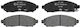 Brake Pads Nissan Navara Chassis Plate D40 Ate 13046057832
