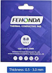 Fehonda 8.0W Thermal Pad 100mm x 100mm size 0,5mm thickness Γκρι