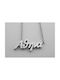 Stainless Steel Necklace Name Athena Silver 1 piece