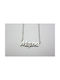 Steel Necklace Name Marina Silver 1pc