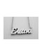 Stainless Steel Necklace Name Eleanna Silver 1 piece