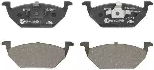 Brake Pads Vw Fox 5z1 5z3 Ate 13046071112