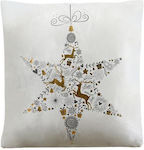 Fylliana Christmas Decorative Pillow Square Whi...