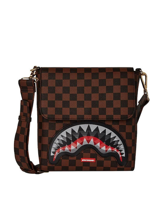 Sharks Geantă pentru bărbați De umăr / tip crossbody Maro